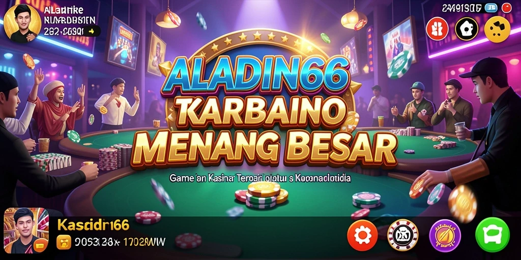 Tampilan gameplay mendebarkan di ALADIN66 yang penuh warna.
