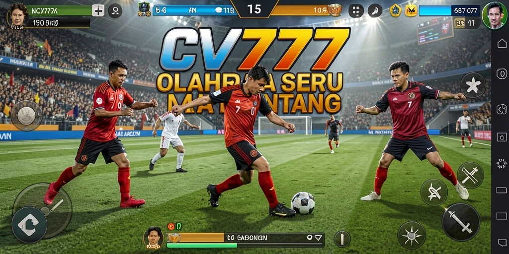 Tampilan gameplay seru dari CV777 dengan aksi olahraga yang menegangkan.