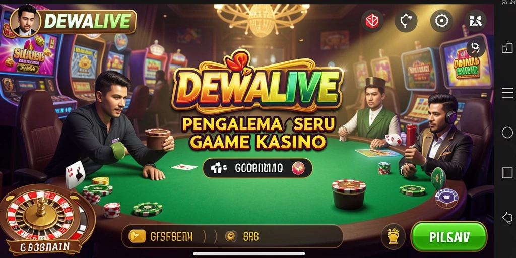 Tampilan gameplay Kasino DEWALIVE yang menarik dan interaktif.
