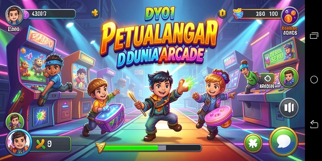 Gameplay seru dalam DY01 dengan rintangan yang menantang.