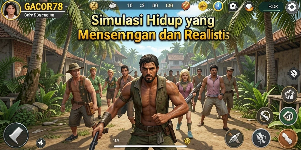 Gameplay GACOR78 menampilkan interaksi karakter yang hidup dan nyata.