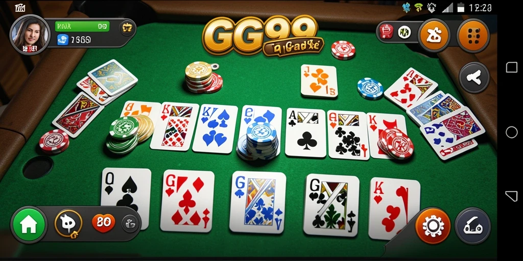 Screenshot gameplay GG99 dengan suasana Gaple yang seru.