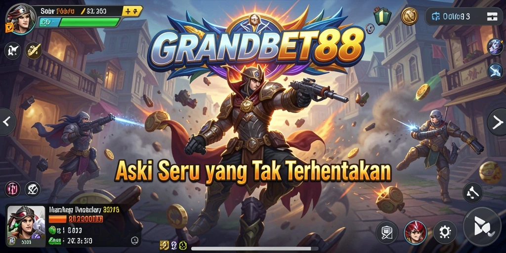 Tampilan gameplay mendebarkan dari GRANDBET88 yang penuh aksi.
