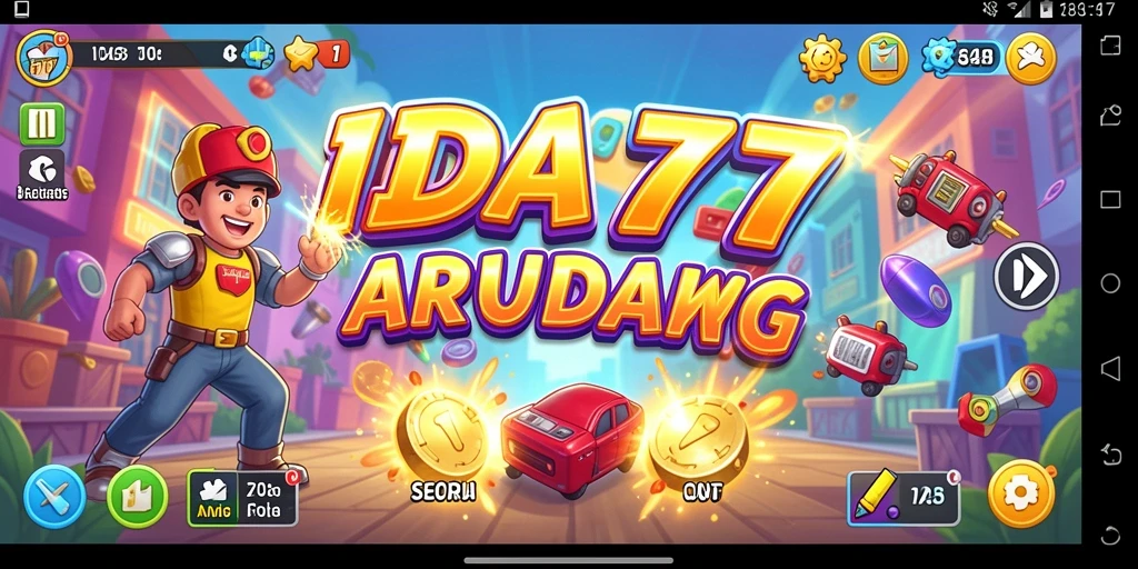 Tampilan gameplay seru dari IDA777 yang penuh warna.