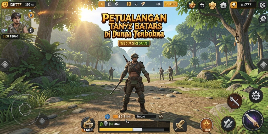 Gameplay seru IDN777 di dunia terbuka yang luas.