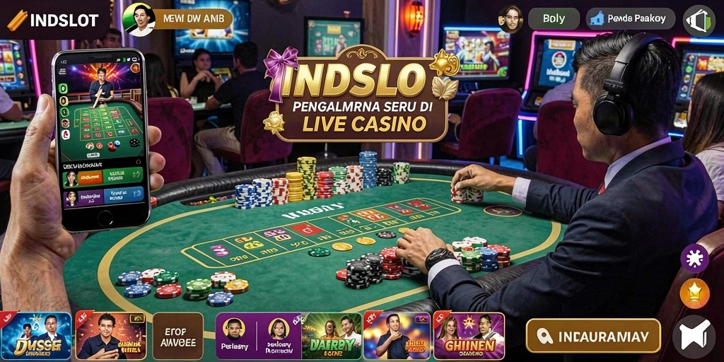 Gameplay menarik di INDSLOT dengan dealer profesional.