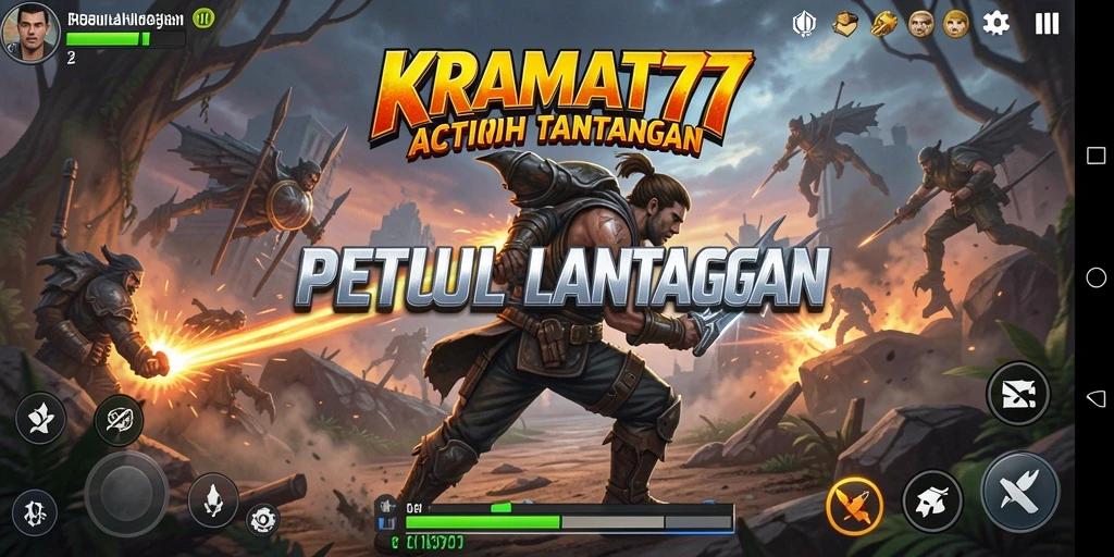 Tampilan gameplay KRAMAT77 yang intens dan menarik.