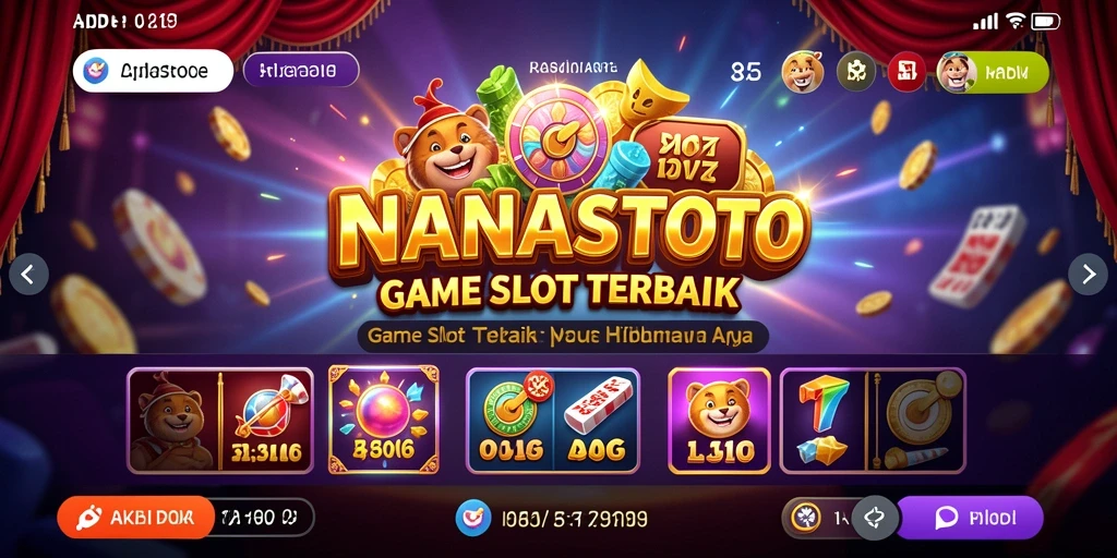 Screenshot gameplay NANASTOTO yang menunjukkan aksi seru permainan Slot.