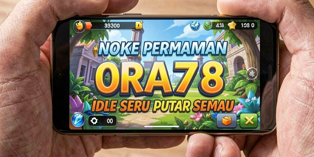 Tampilan gameplay ORA78 yang menarik dan penuh warna.