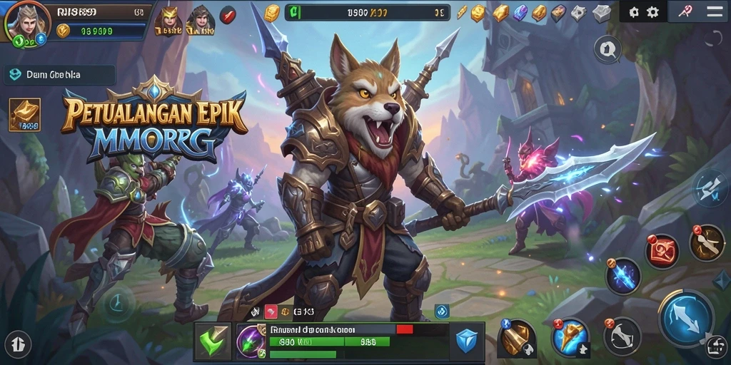 Tampilan gameplay <strong>RI889</strong> yang mendebarkan dengan pertarungan epik.