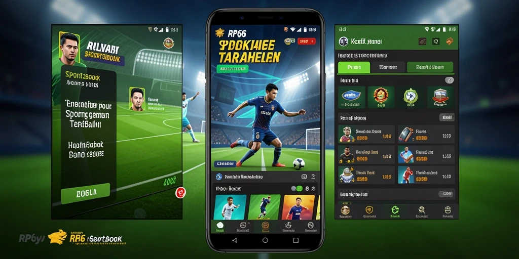 Tampilan screenshot RP66 dengan fitur taruhan olahraga.