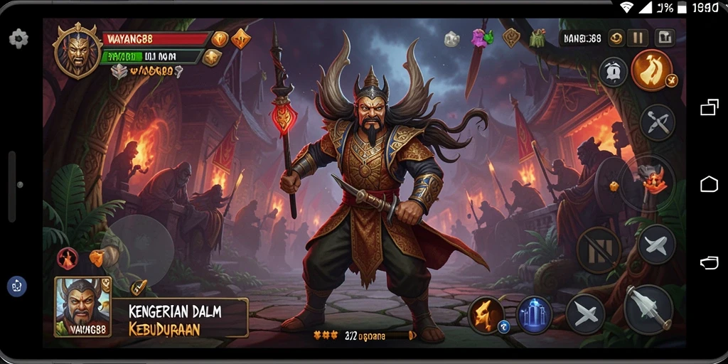 Gameplay WAYANG88 yang menakutkan dengan efek visual yang kuat.