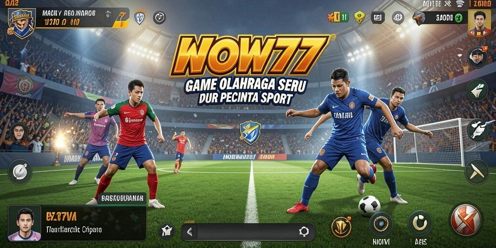 Tampilan gameplay WOW77 yang mengasyikkan dan penuh aksi olahraga.