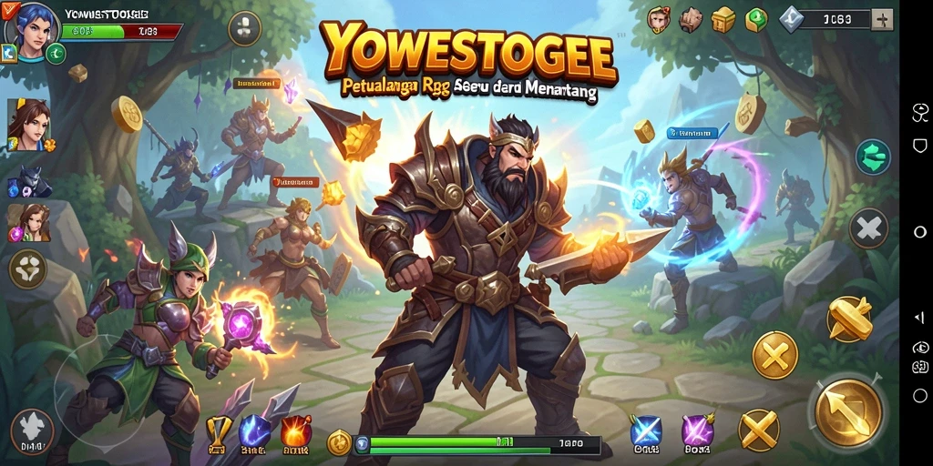 Tampilan gameplay YOWESTOGEL yang memukau dan seru.